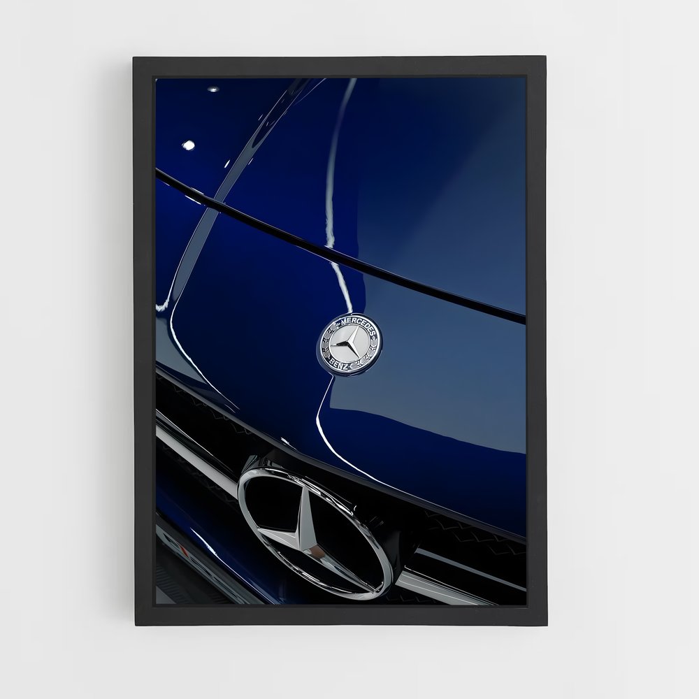 Poster AMG Blue Thunder – affiche Mercedes (vue 2)